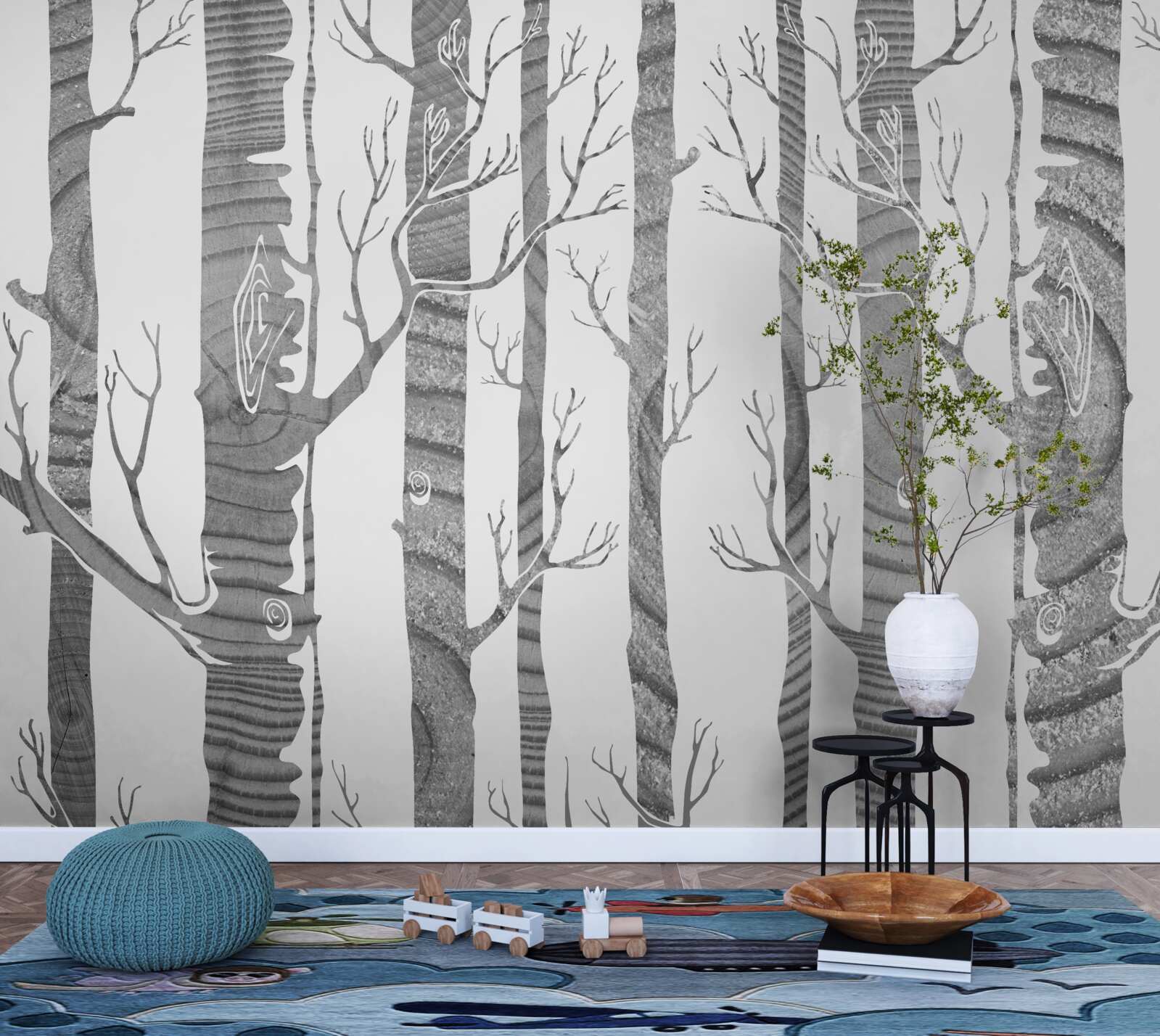 Fototapeta niezwykły gaj brzozowy