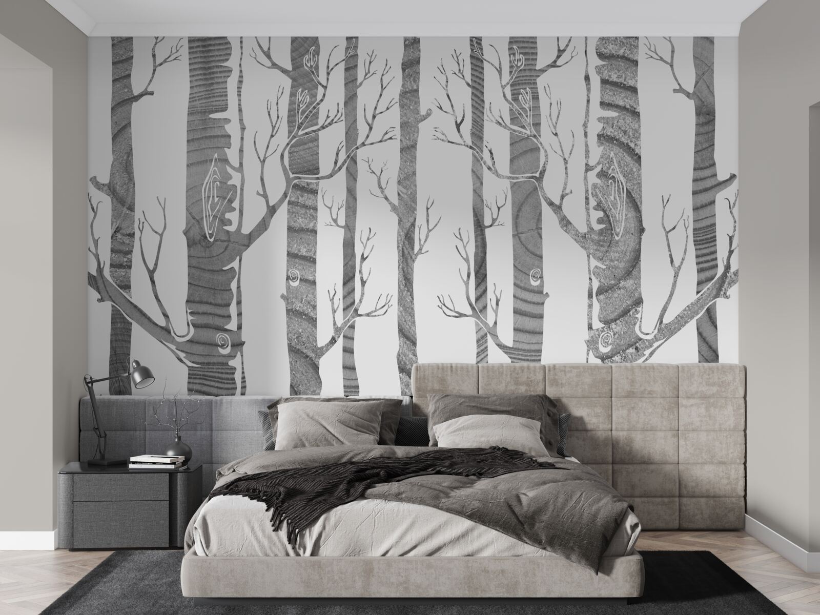 Fototapeta niezwykły gaj brzozowy