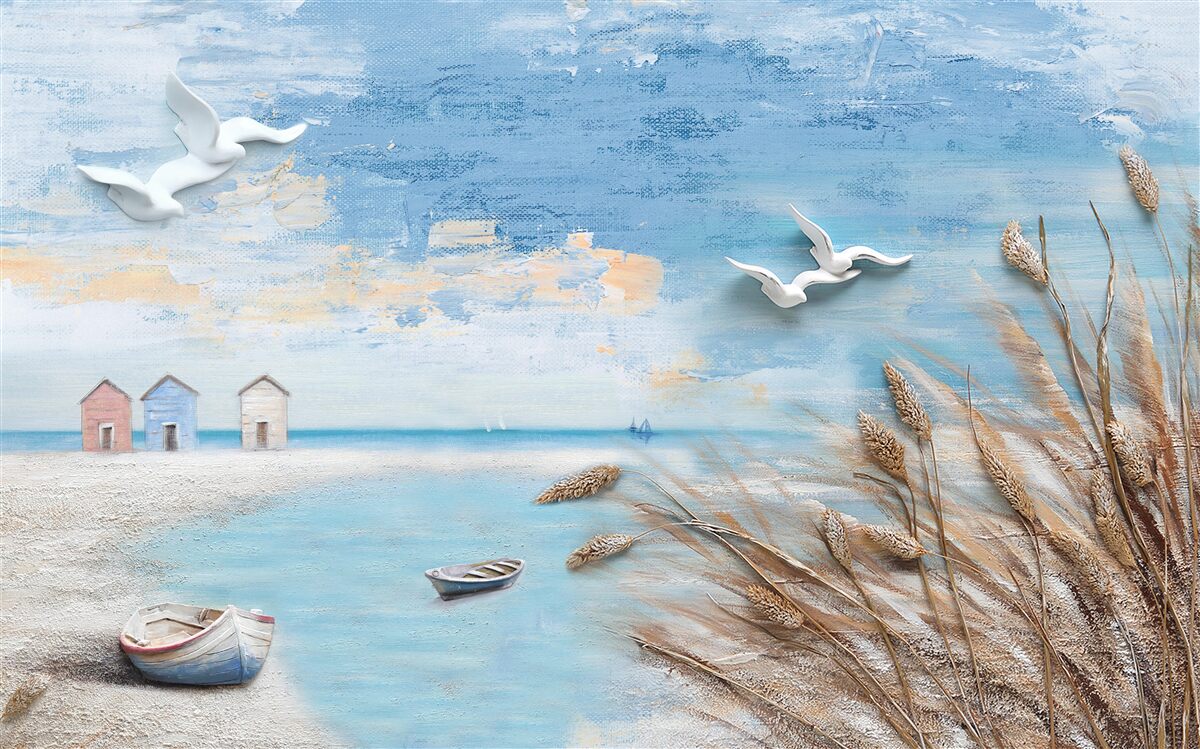 Fototapeta wybrzeże w sezonie jesiennym