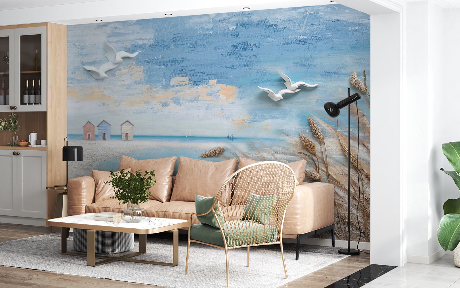 Fototapeta wybrzeże w sezonie jesiennym