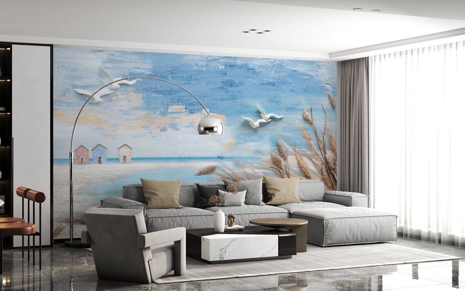 Fototapeta wybrzeże w sezonie jesiennym