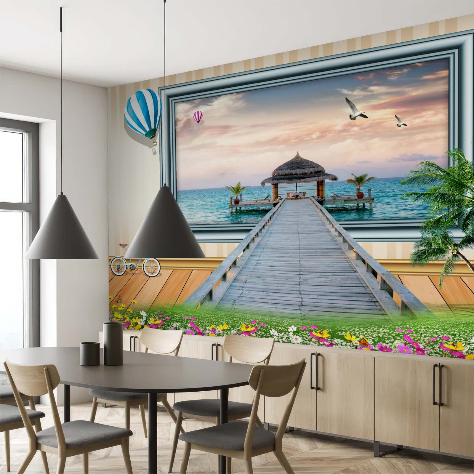 Fototapeta obraz z dokiem morskim