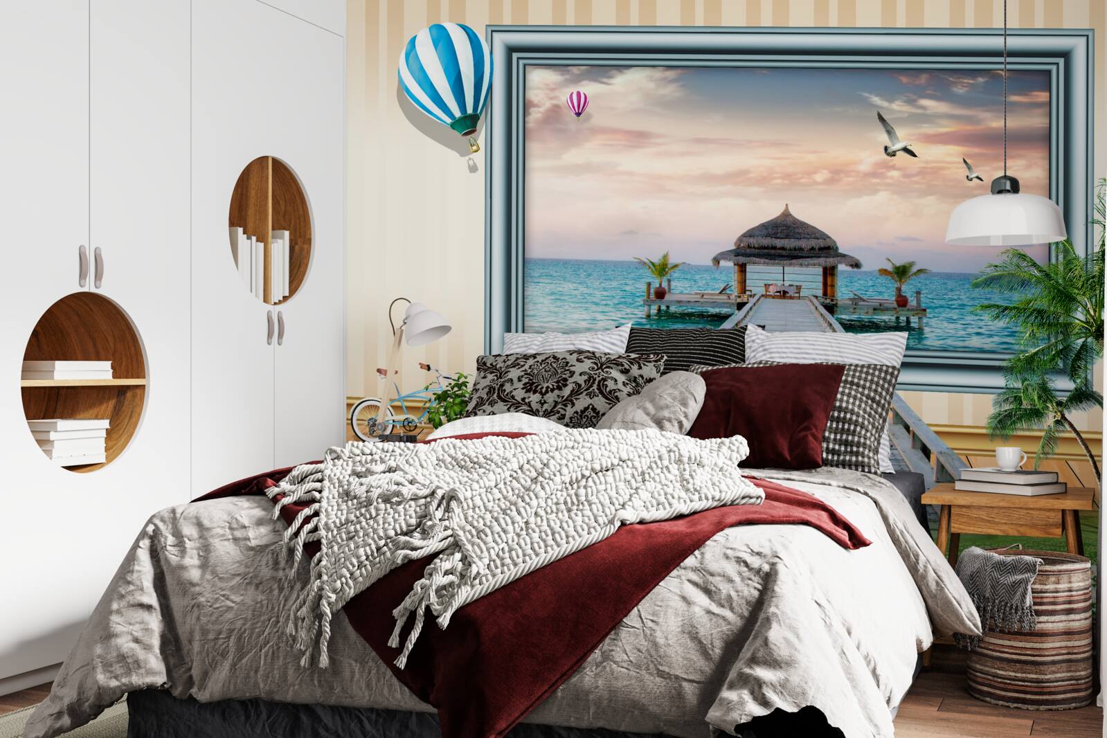 Fototapeta obraz z dokiem morskim