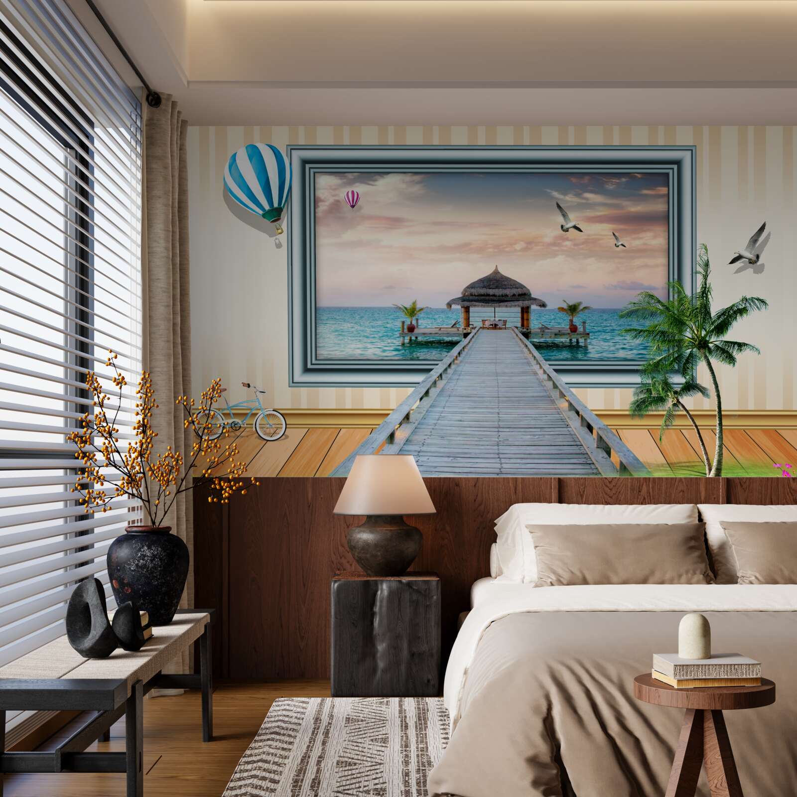 Fototapeta obraz z dokiem morskim