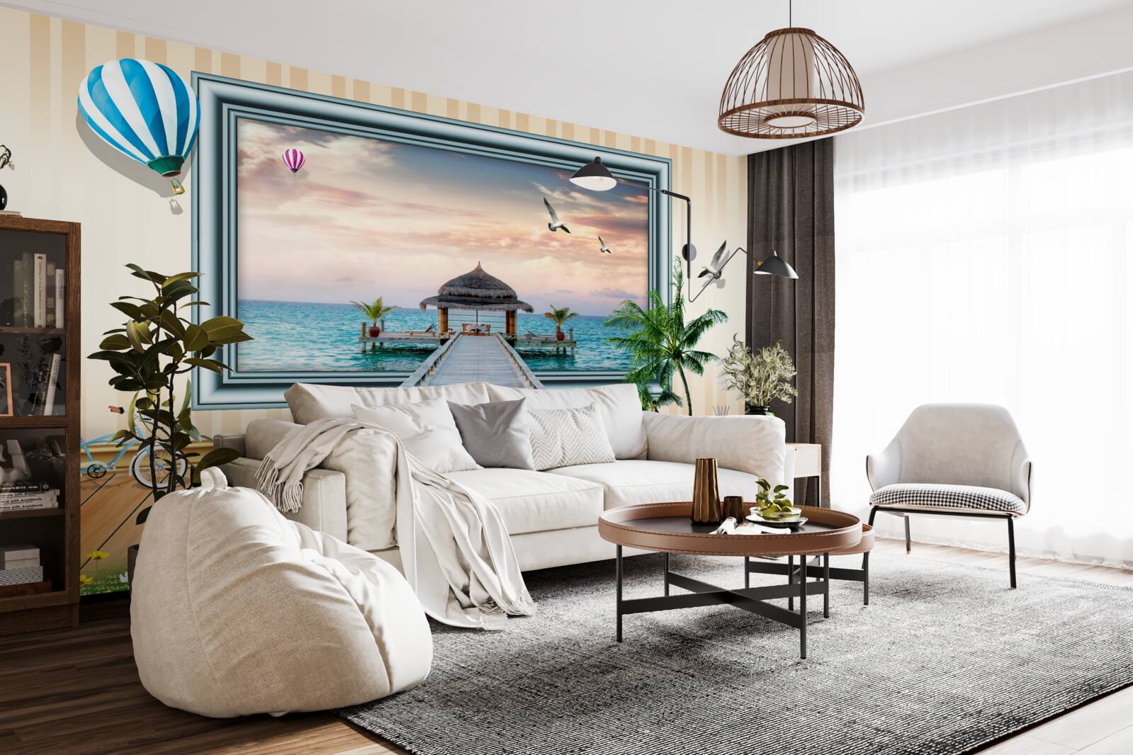 Fototapeta obraz z dokiem morskim