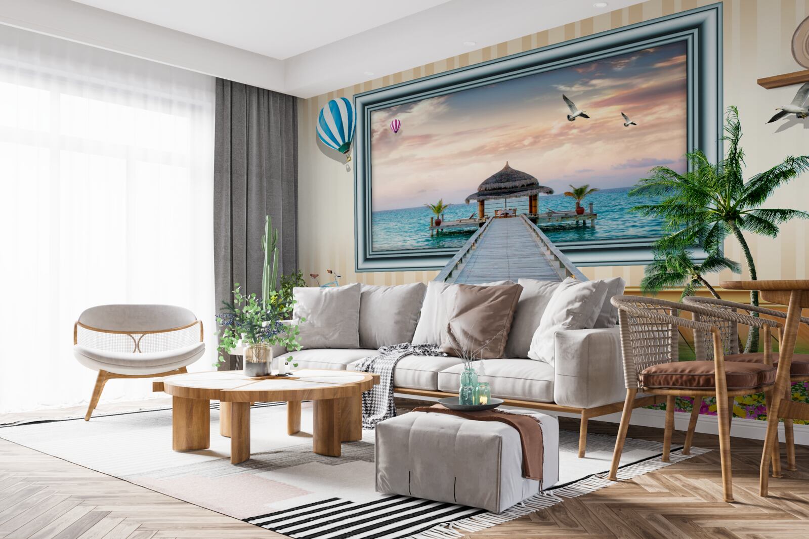 Fototapeta obraz z dokiem morskim