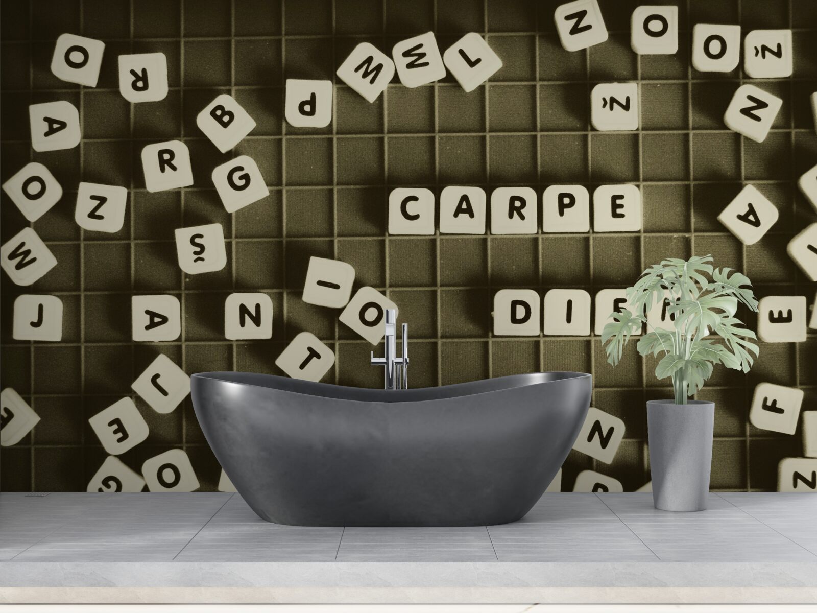 Fototapeta gra słów