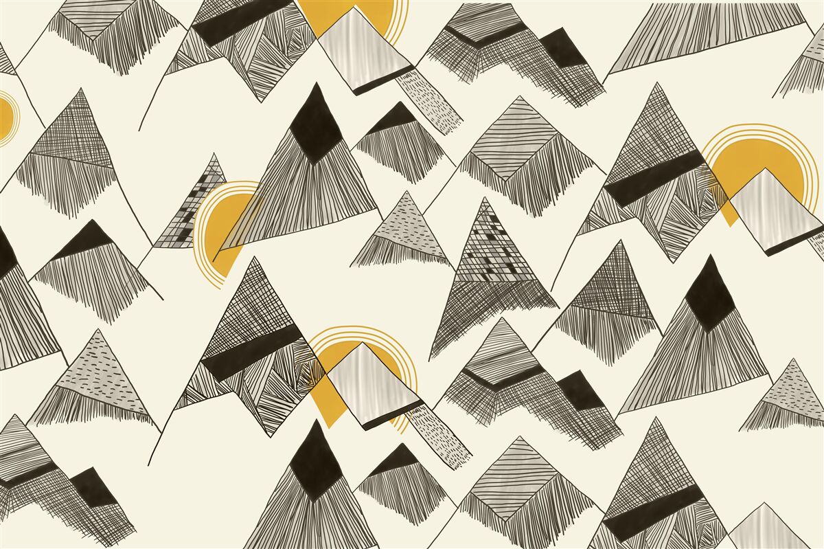 Fototapeta ostre szczyty i szczyty górskie