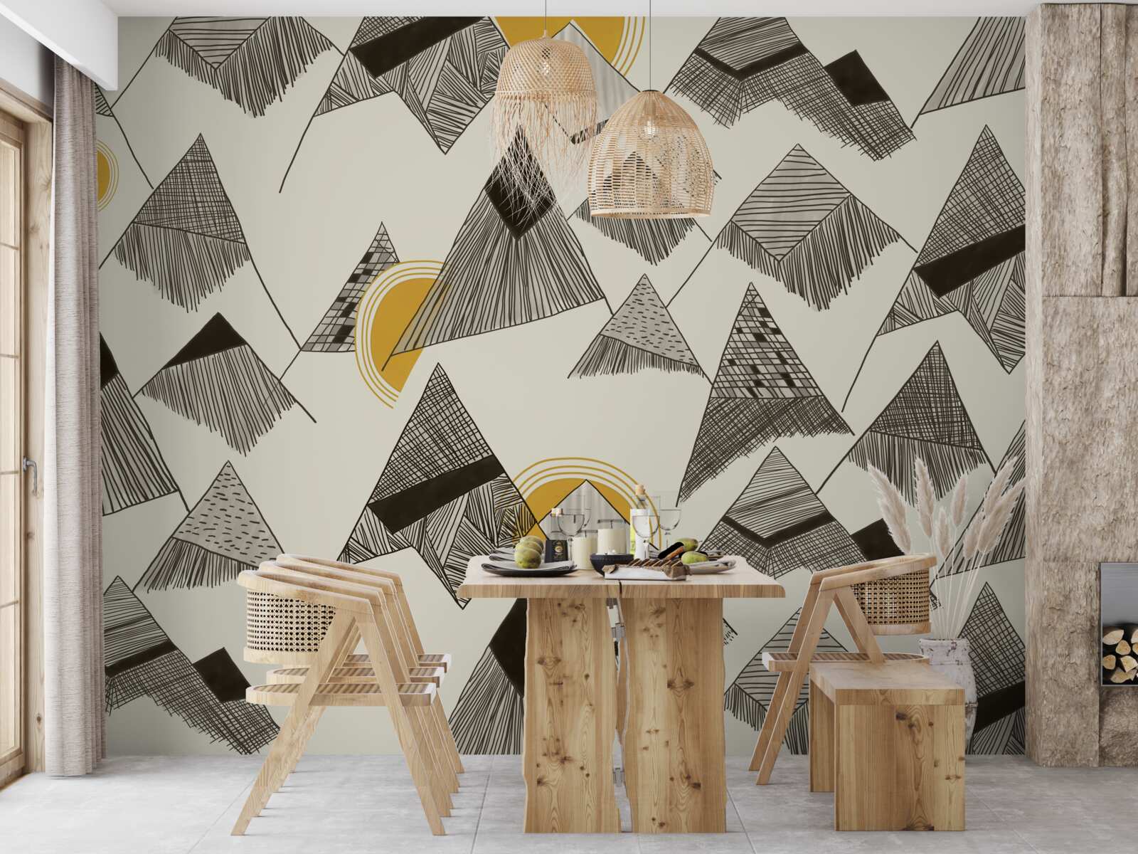 Fototapeta ostre szczyty i szczyty górskie