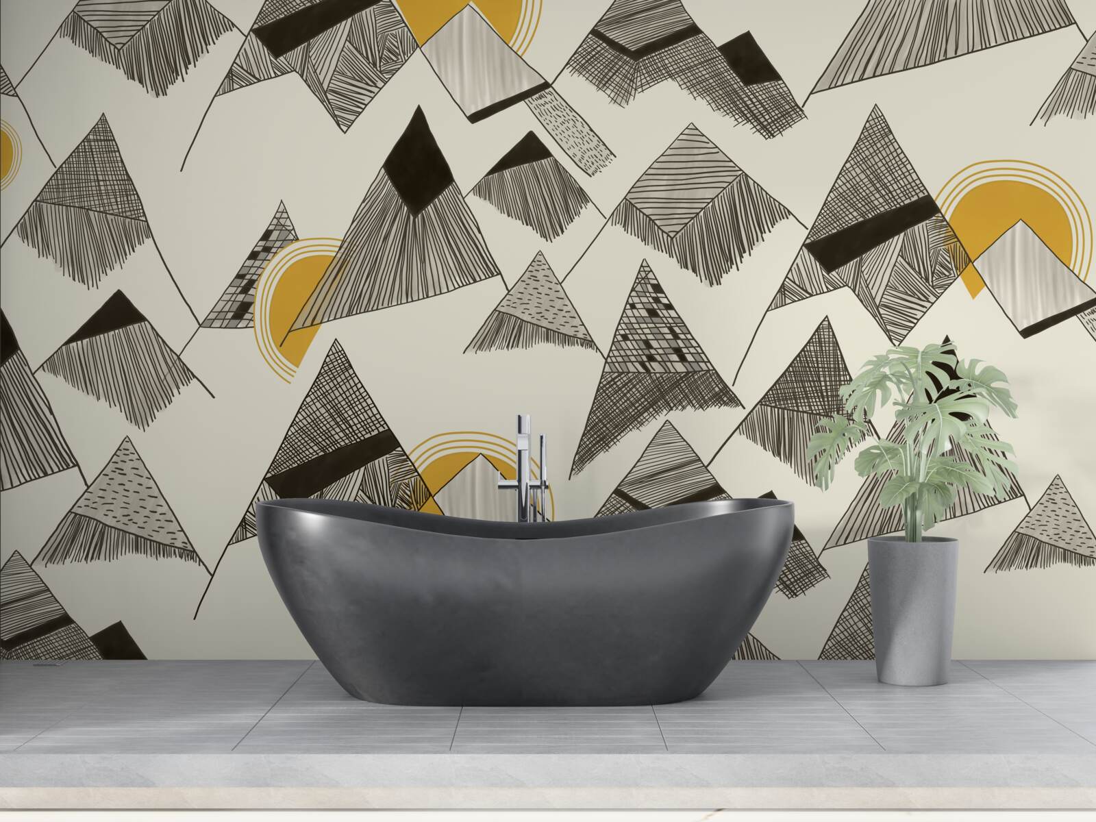 Fototapeta ostre szczyty i szczyty górskie