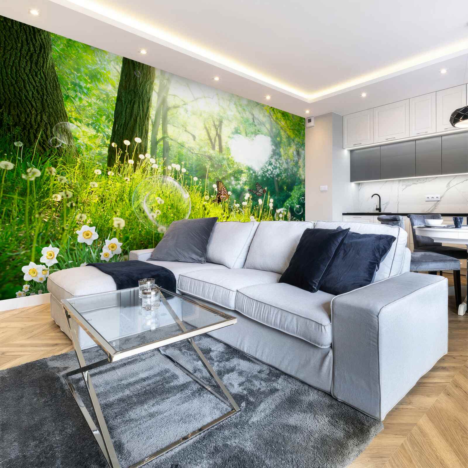 Fototapeta Ćmy na zielonej łące