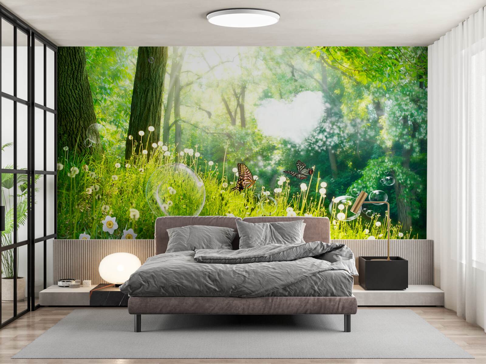 Fototapeta Ćmy na zielonej łące