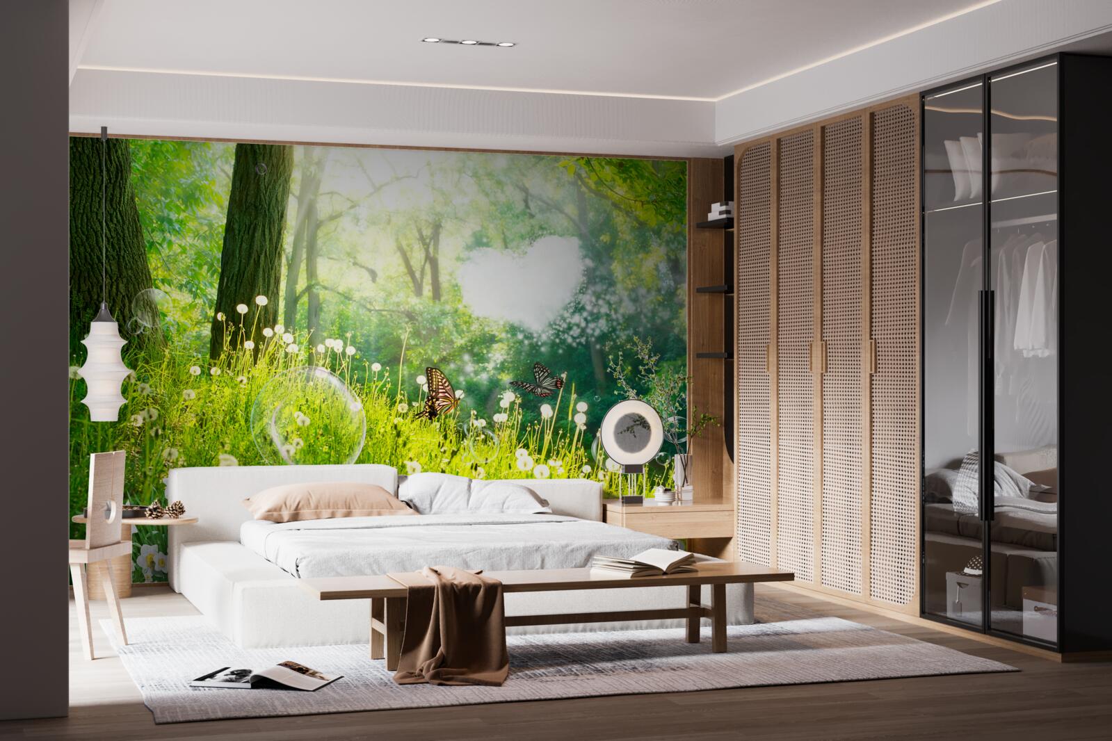 Fototapeta Ćmy na zielonej łące