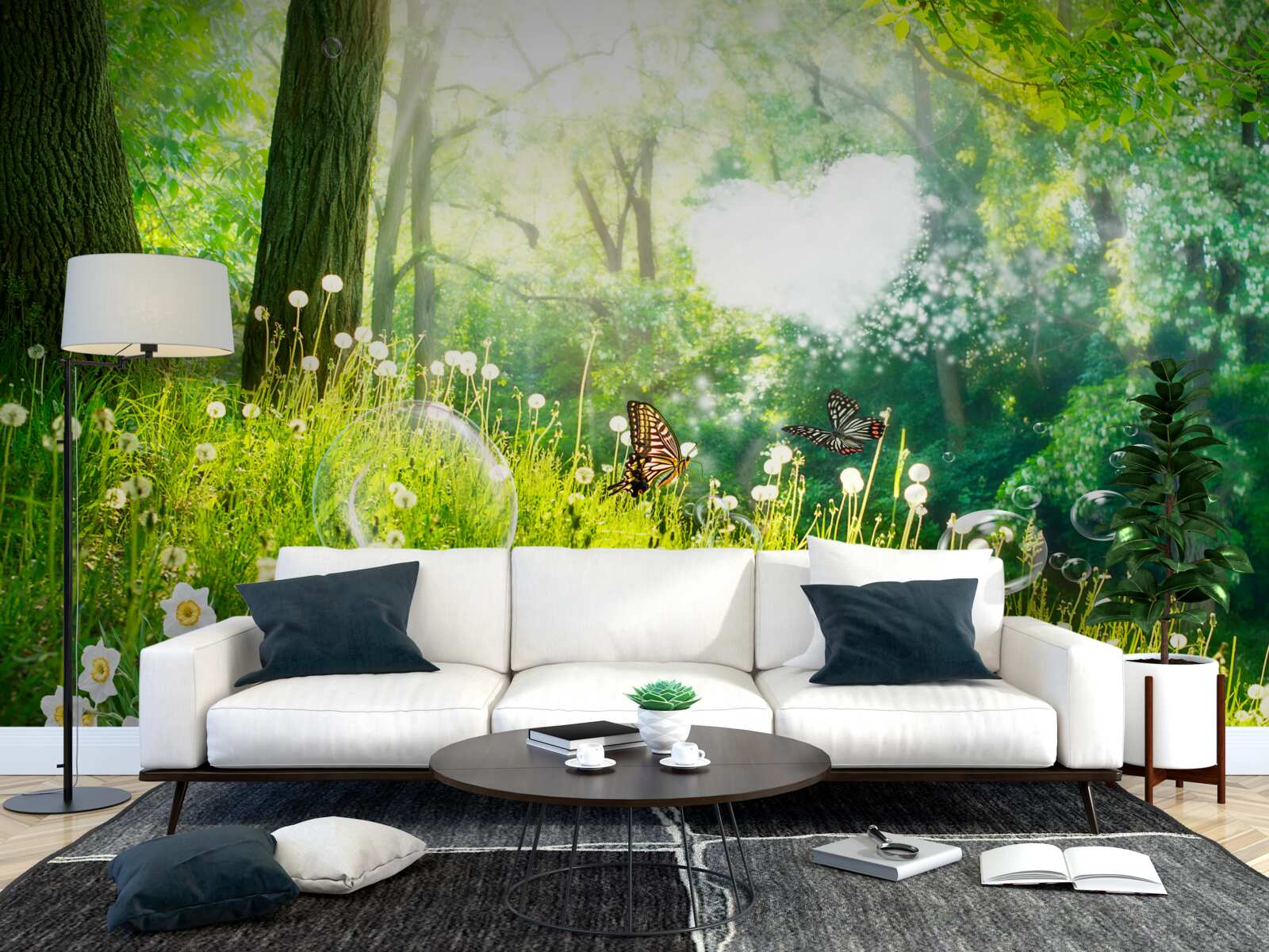 Fototapeta Ćmy na zielonej łące