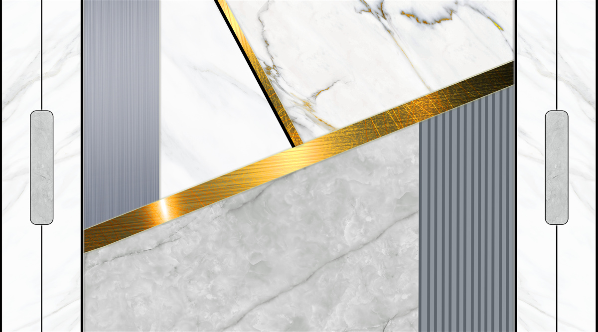 Fototapeta złote złącza na pionowych liniach