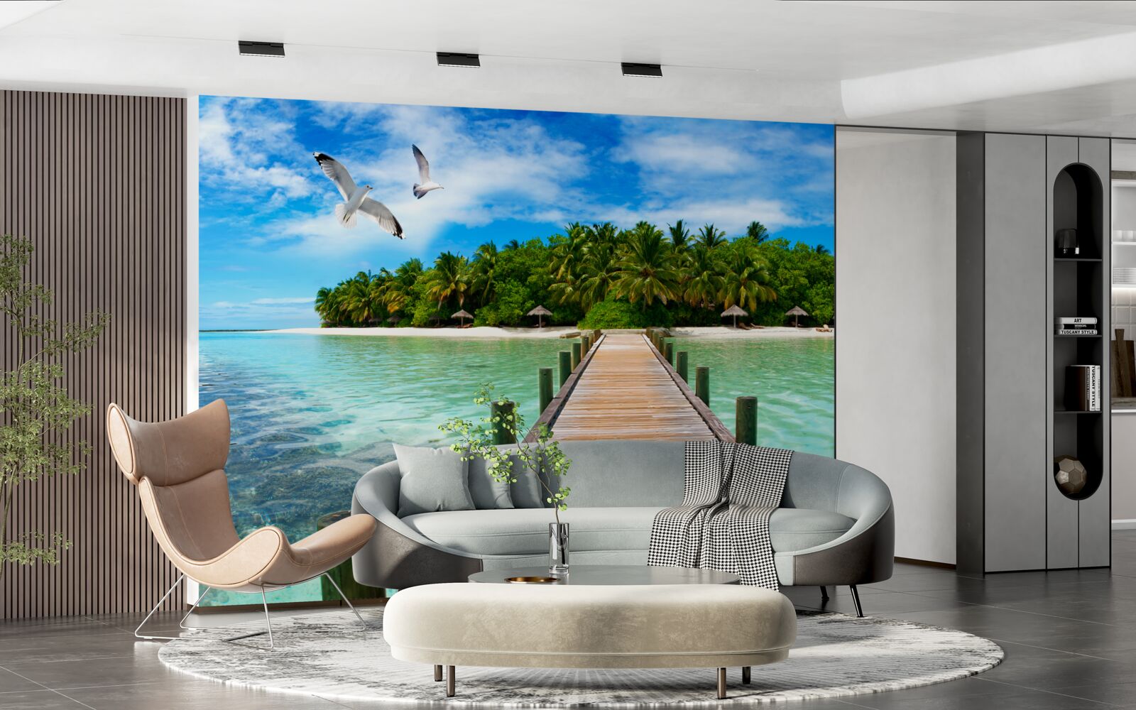 Fototapeta droga na tropikalną wyspę