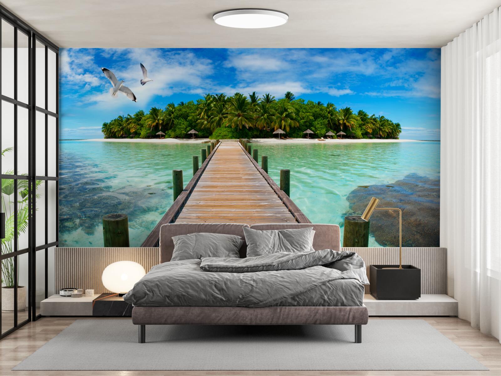 Fototapeta droga na tropikalną wyspę