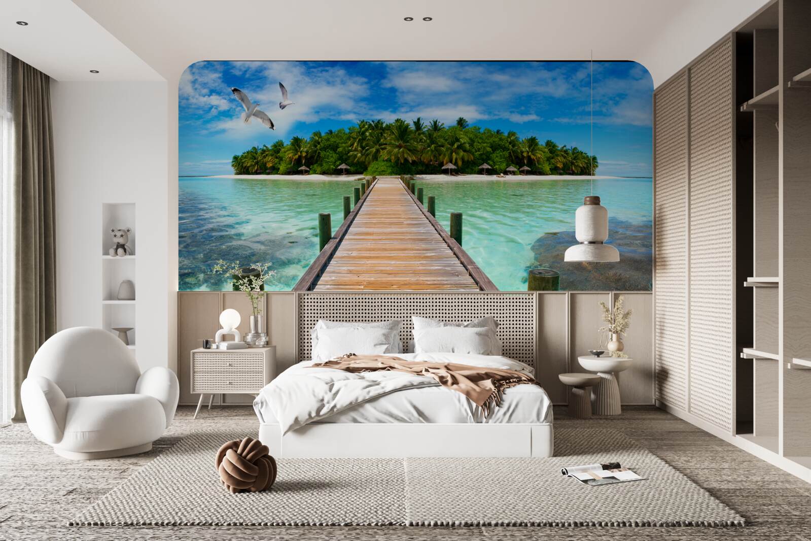 Fototapeta droga na tropikalną wyspę