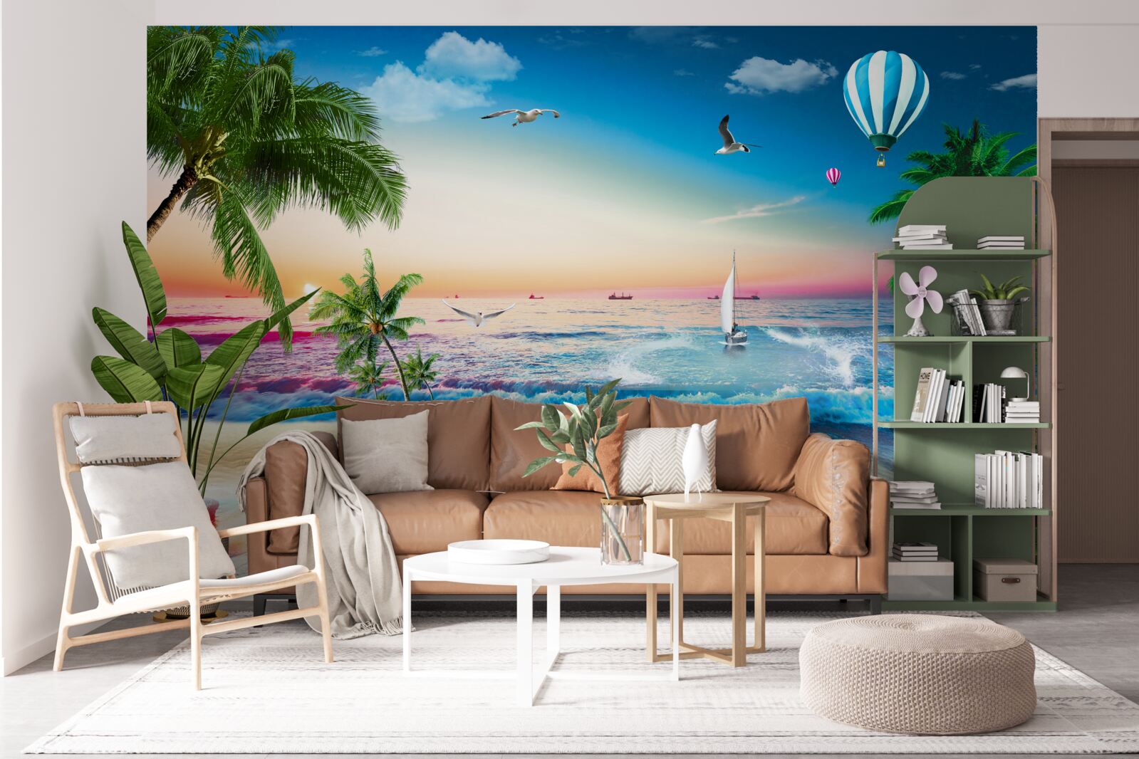 Fototapeta malarstwo morskie z falą