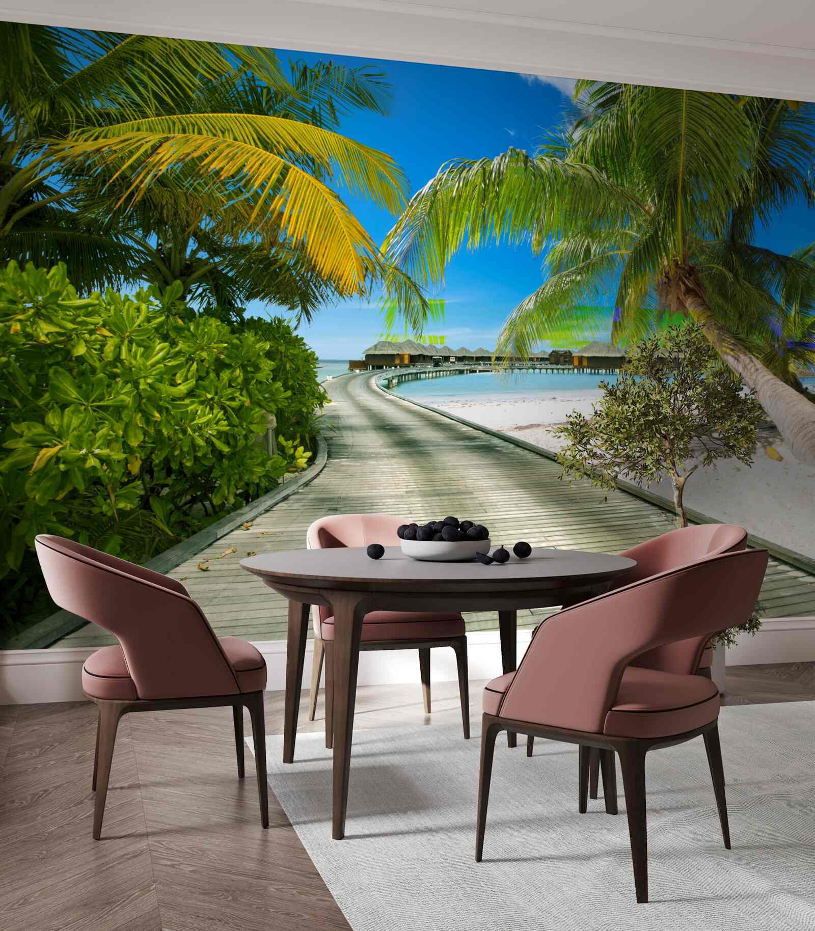 Fototapeta Ścieżka do nadmorskich domków