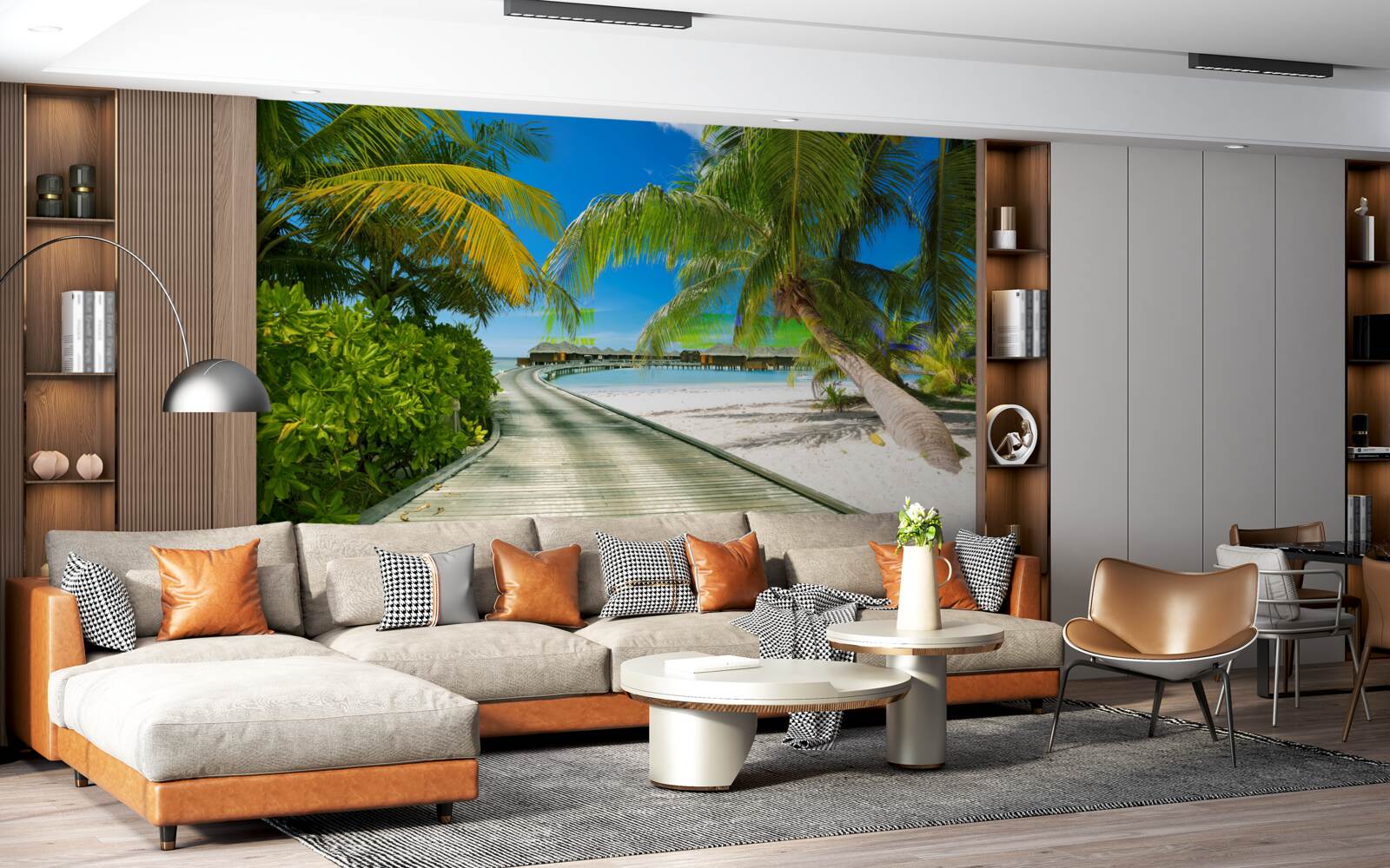 Fototapeta Ścieżka do nadmorskich domków