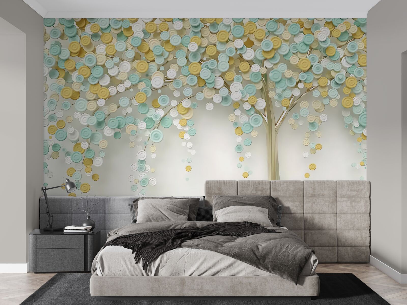 Fototapeta blask letnich odcieni na drewnie