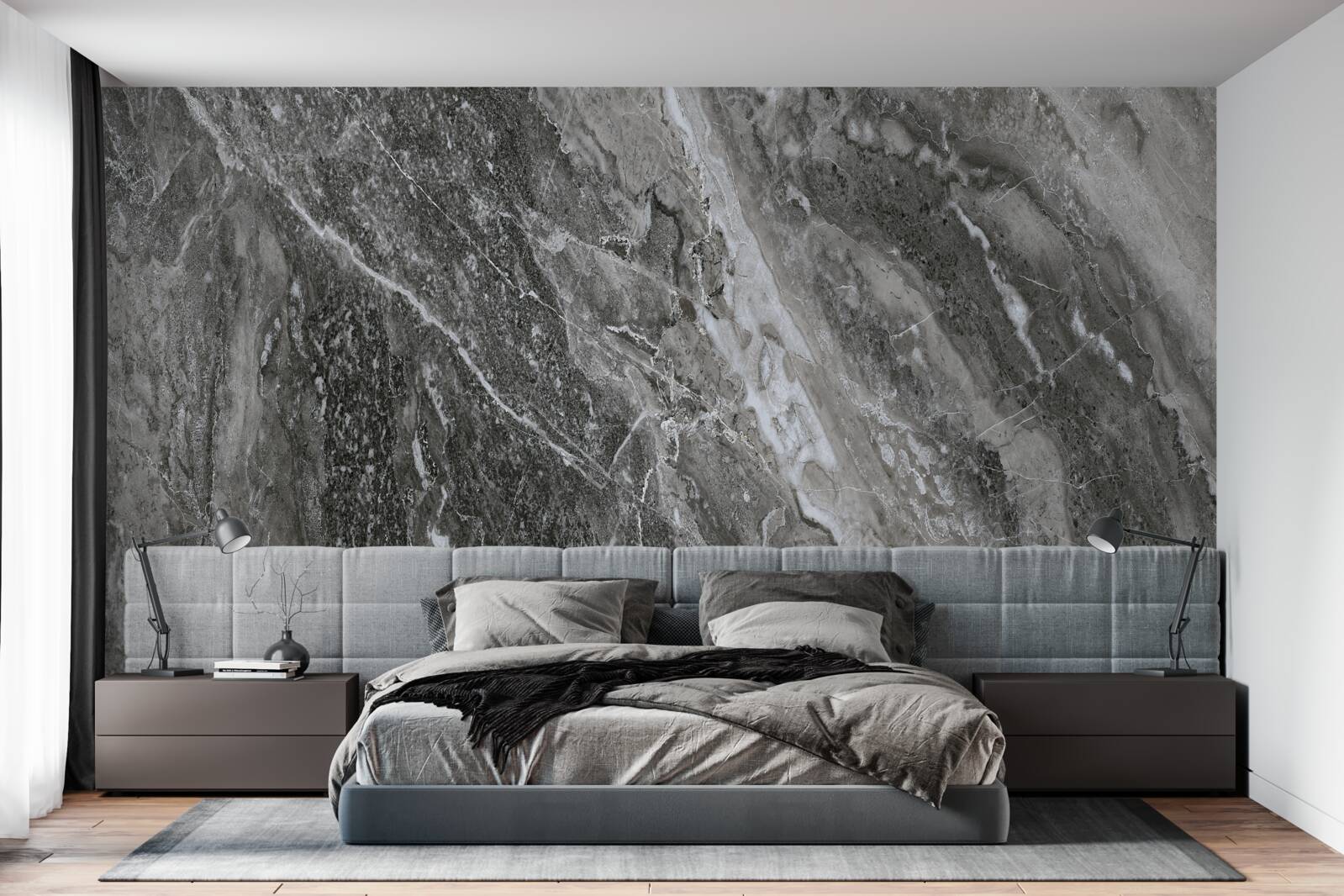 Fototapeta marmurowa abstrakcja w ryku grzmotu