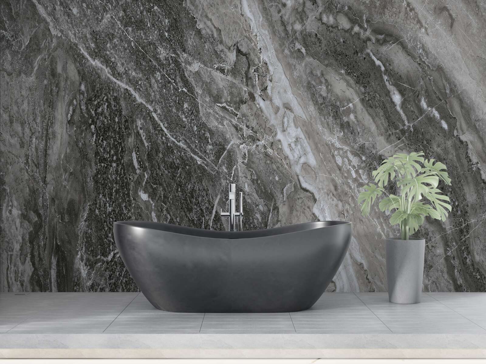 Fototapeta marmurowa abstrakcja w ryku grzmotu