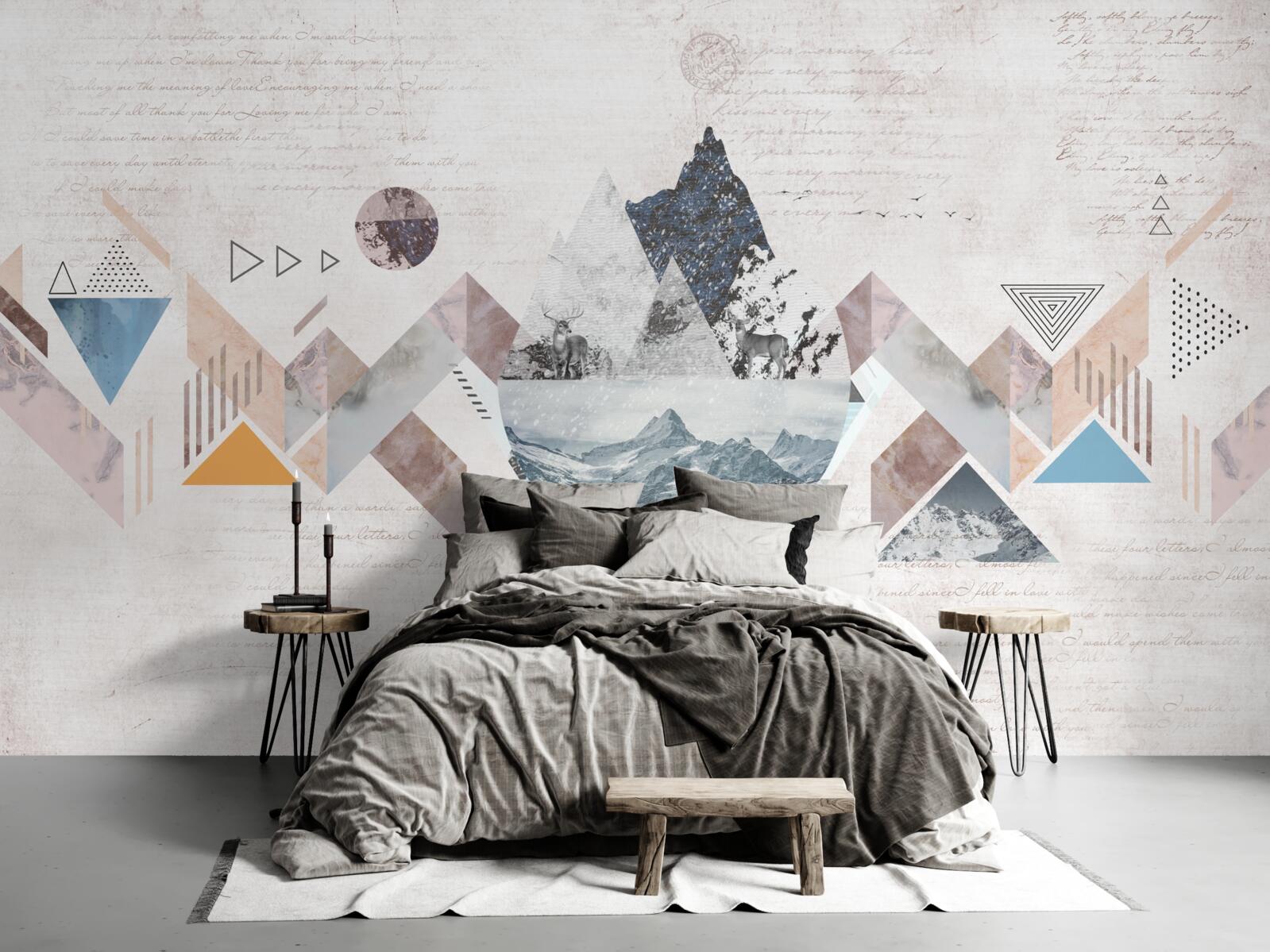 Fototapeta zimowy szkic szalejącego chaosu wodnego