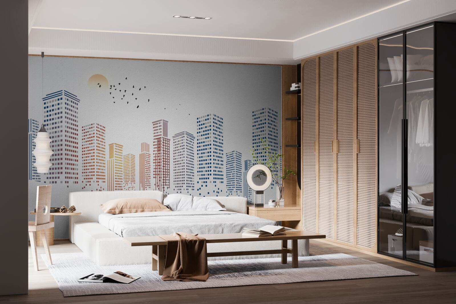 Fototapeta współczesne panoramy miasta