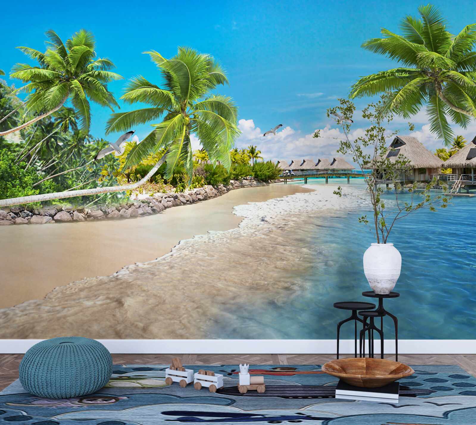 Fototapeta altany morskie położone na wodzie