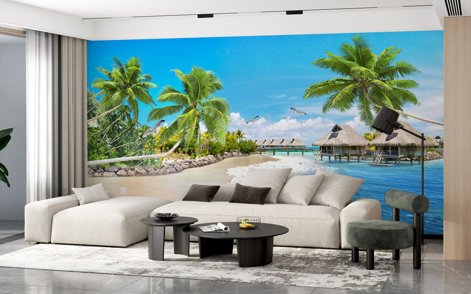 Fototapeta altany morskie położone na wodzie