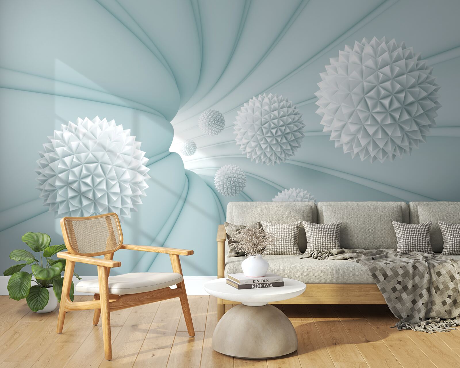 Fototapeta piłki latające przez tunel