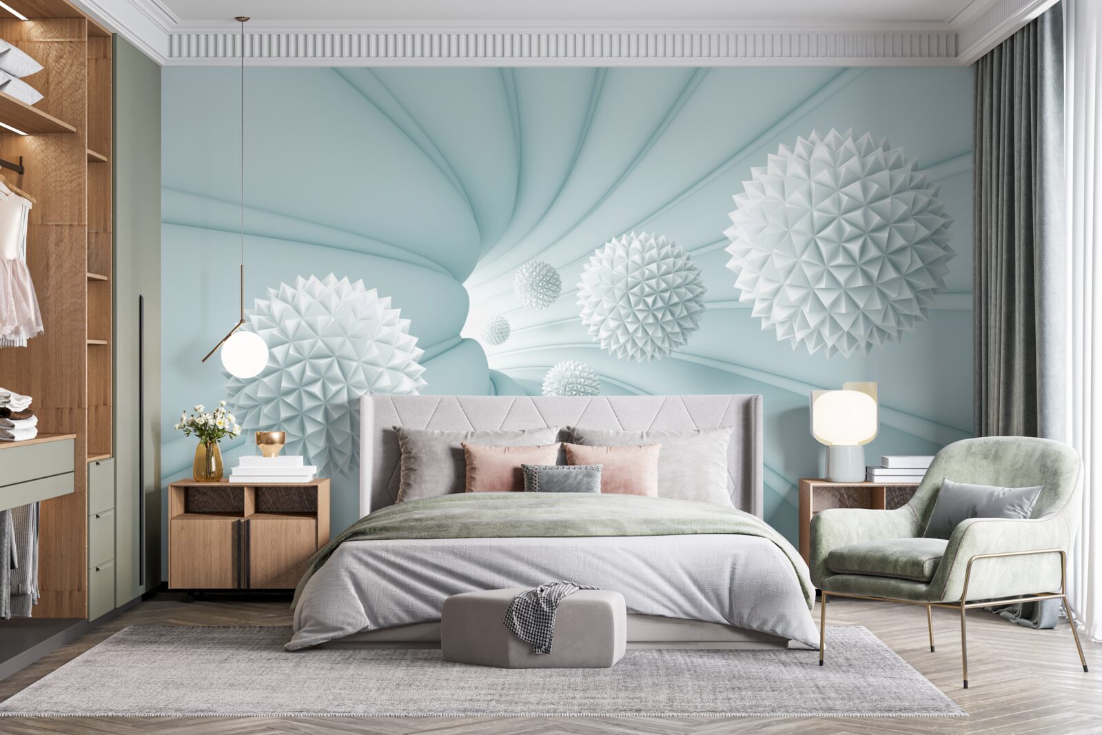 Fototapeta piłki latające przez tunel