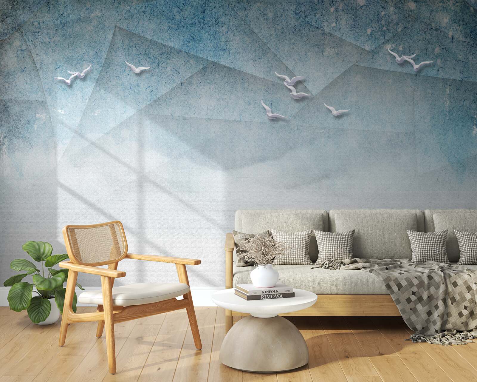 Fototapeta staw pełni funkcję strefy zarośli dla ptaków