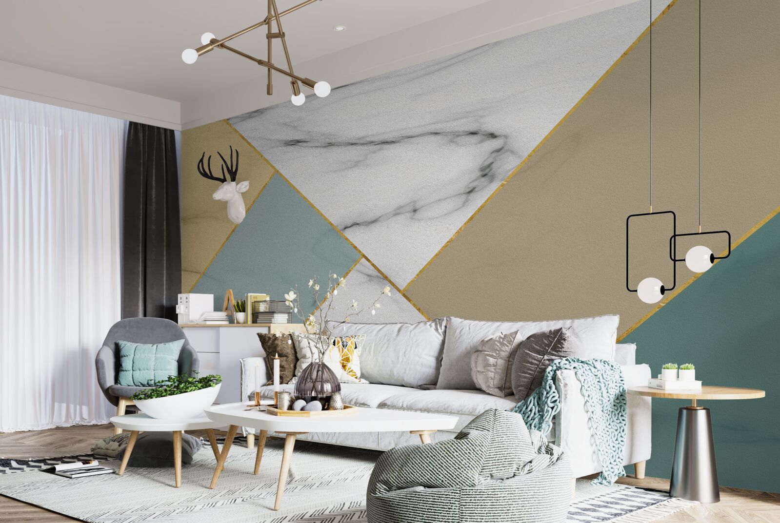 Fototapeta wielobarwny marmurowy kamień