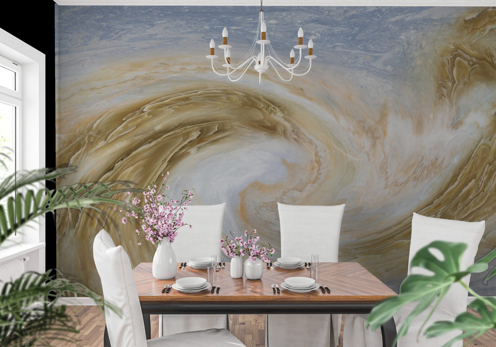 Fototapeta kontakt dwóch cyklonów