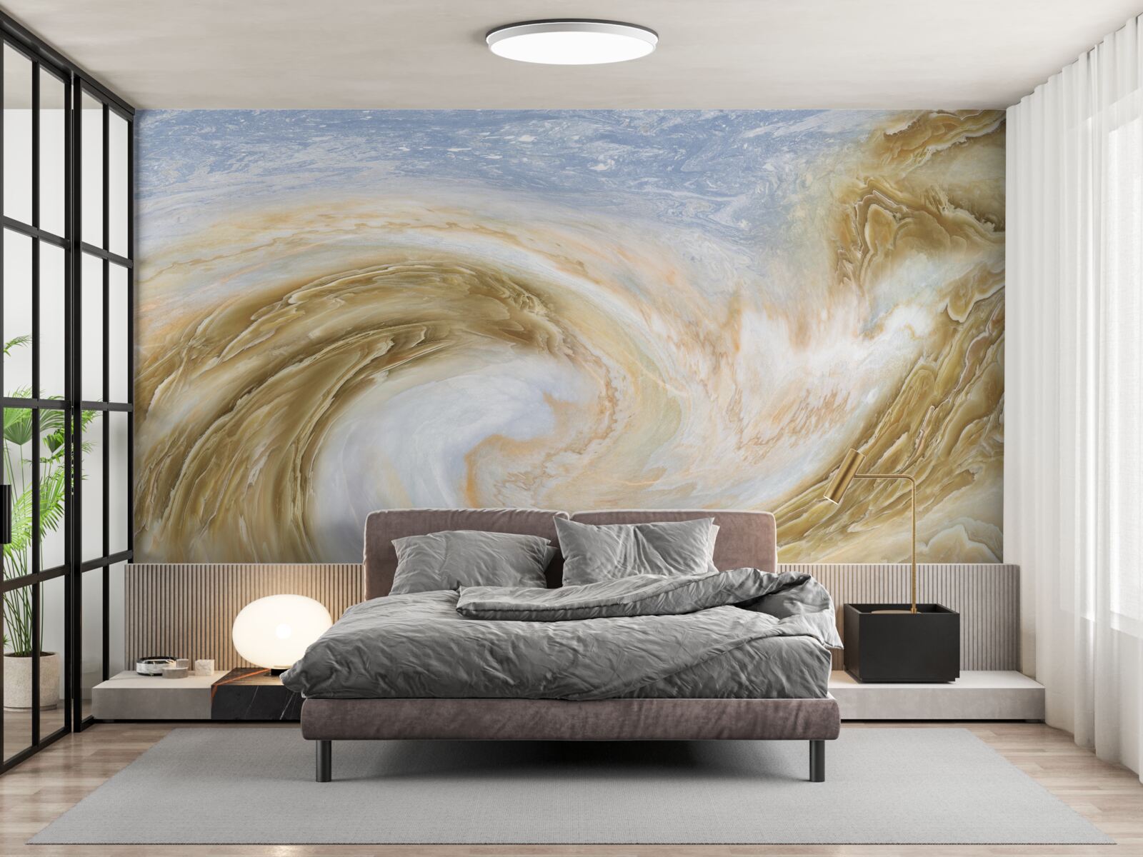 Fototapeta kontakt dwóch cyklonów