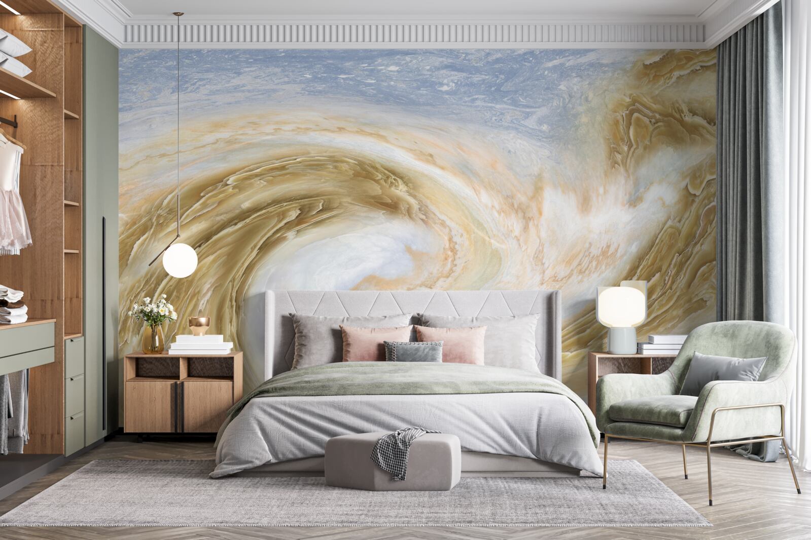 Fototapeta kontakt dwóch cyklonów