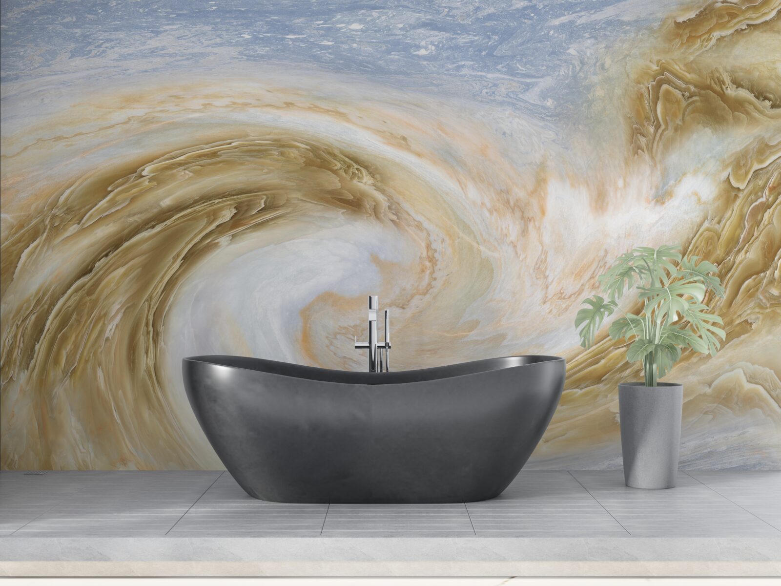 Fototapeta kontakt dwóch cyklonów