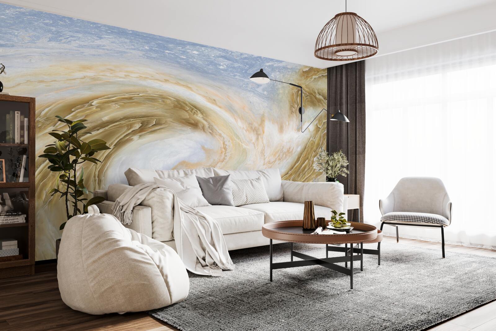 Fototapeta kontakt dwóch cyklonów