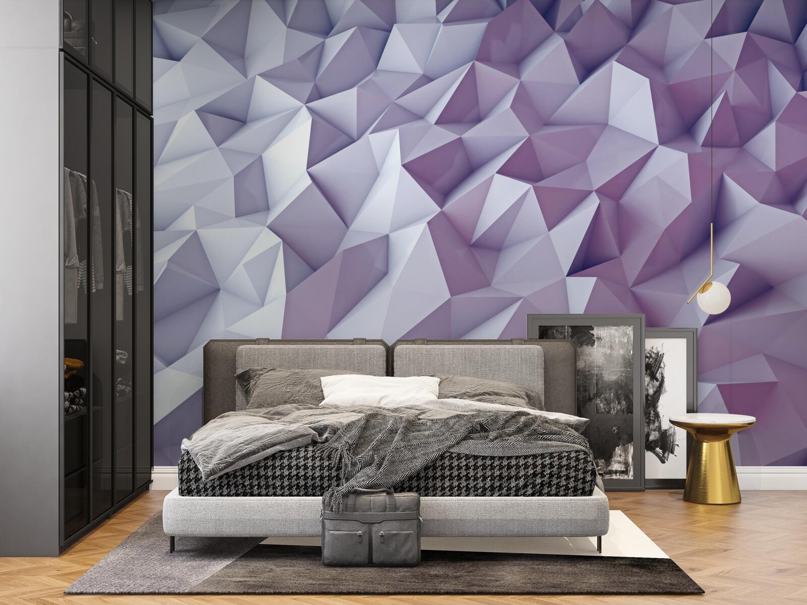 Fototapeta abstrakcje gradientowe w kształcie trójkątów