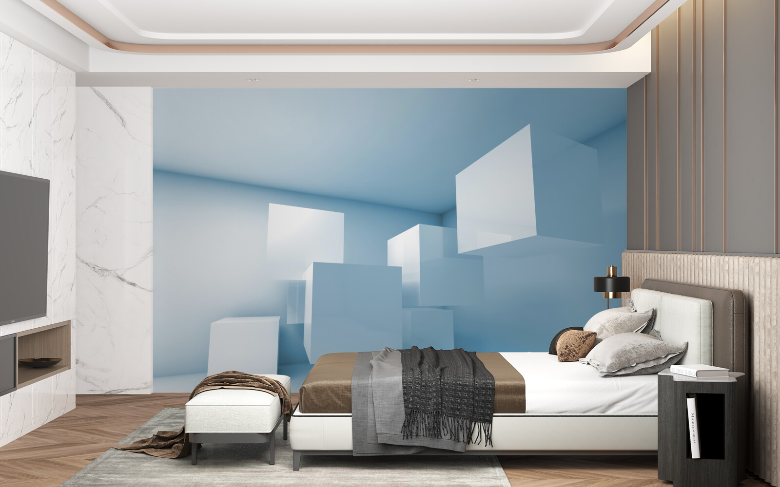 Fototapeta abstrakcyjna struktura geometryczna