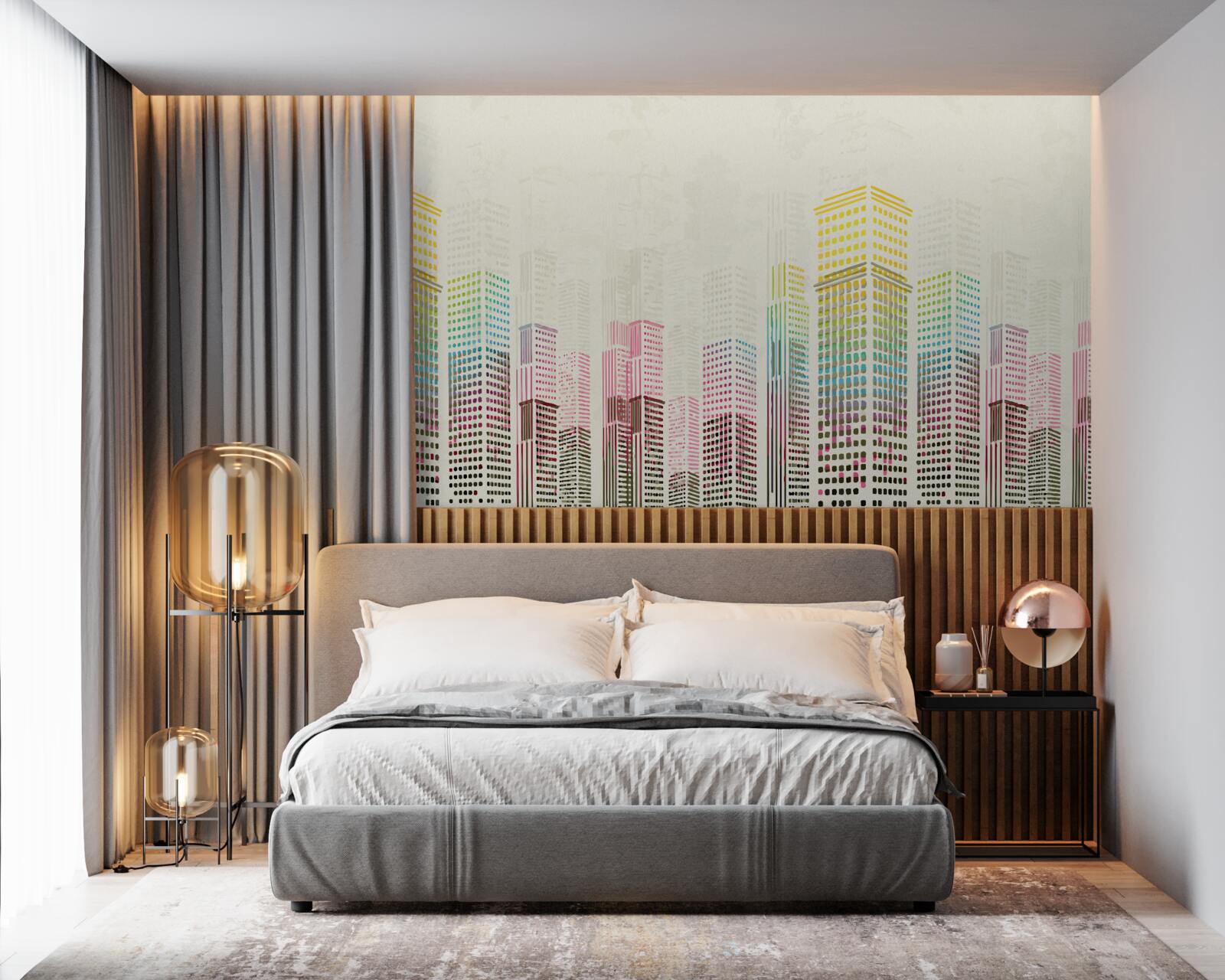 Fototapeta streszczenie drapacze chmur miasta