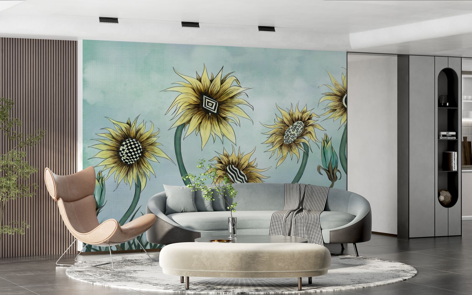 Fototapeta niesamowite złote pąki