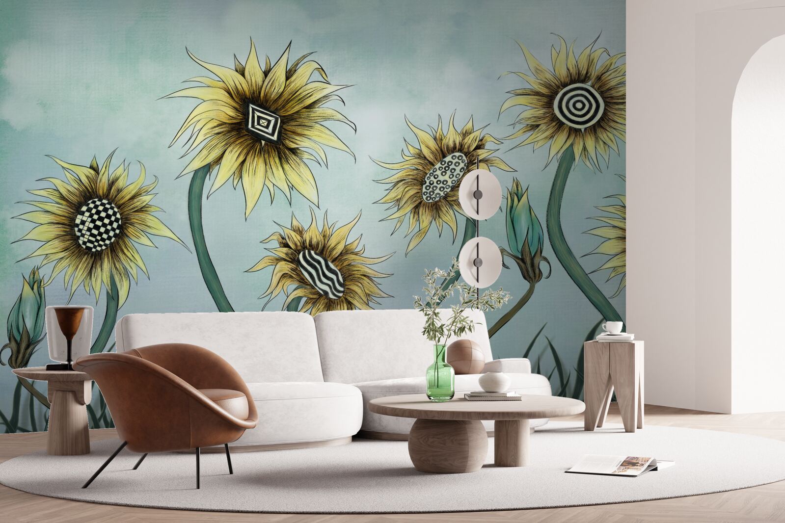 Fototapeta niesamowite złote pąki