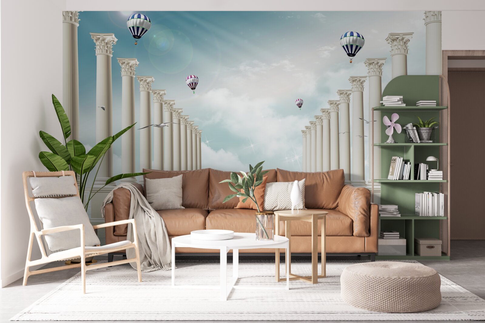 Fototapeta Łuki egiptu na tle błękitnego nieba