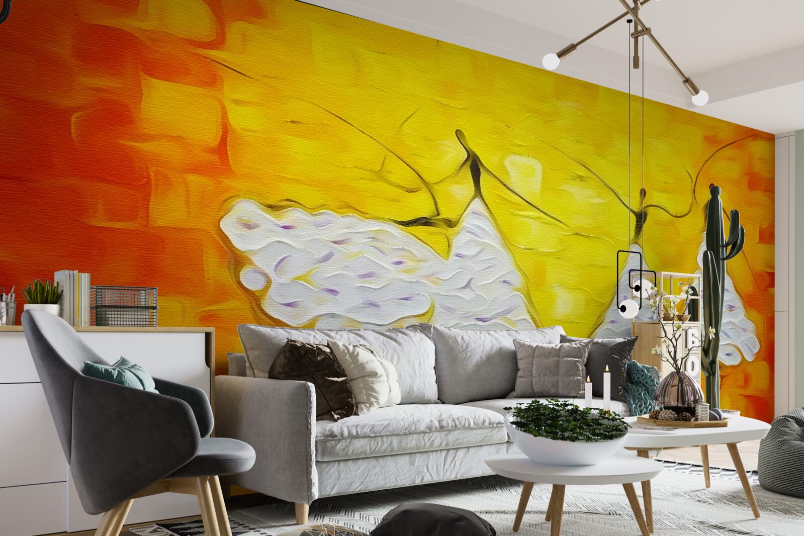 Fototapeta wyrazy dziewcząt ubranych w sukienki ozdobione kwiatami