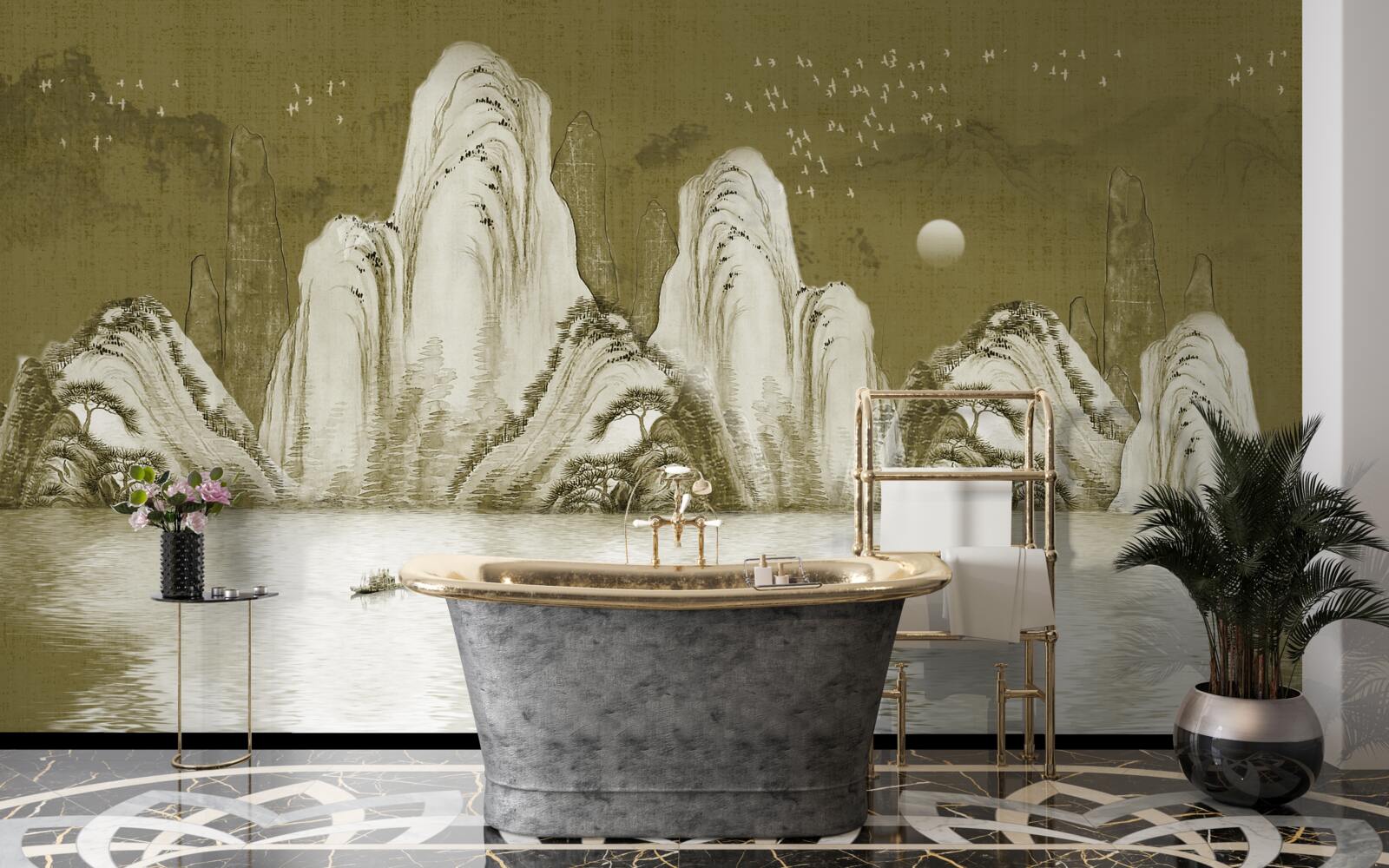 Fototapeta wieczorem śpiew rybaków