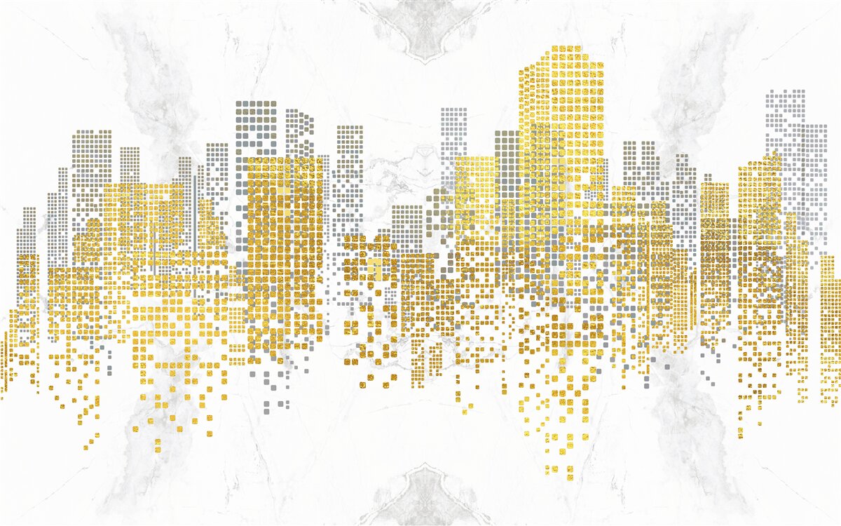 Fototapeta budynki linii miejskiej